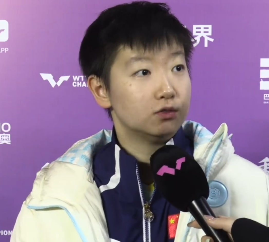 kaiyun-孙颖莎3-0朱芊曦WTT官方采访！回应二三局胶着，谈目标很谦逊！